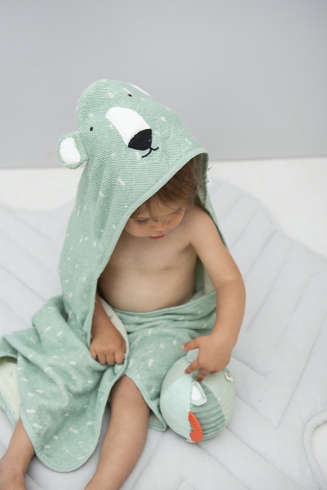 Hooded towel | 70x130cm - Mr. Polar Bear